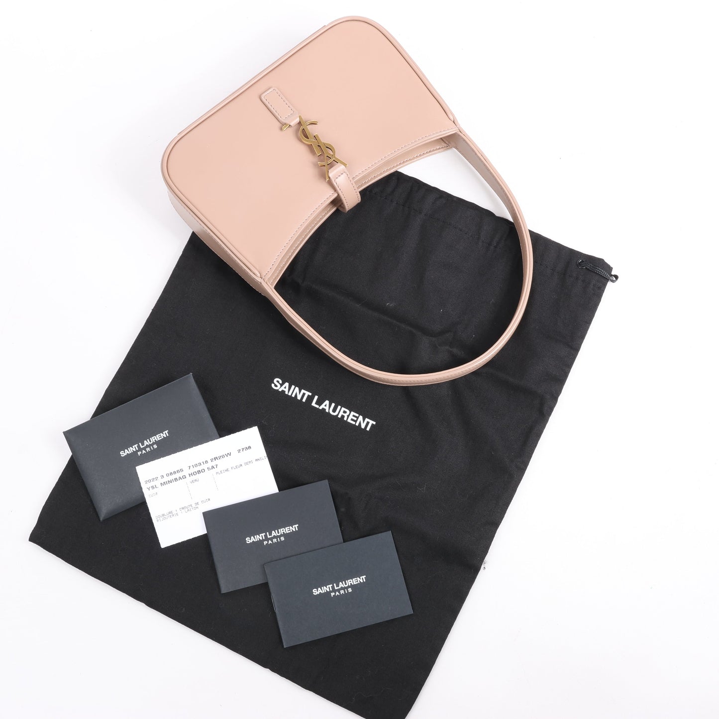 Saint Laurent Le 5 à 7 Mini Hobo bag in Pink