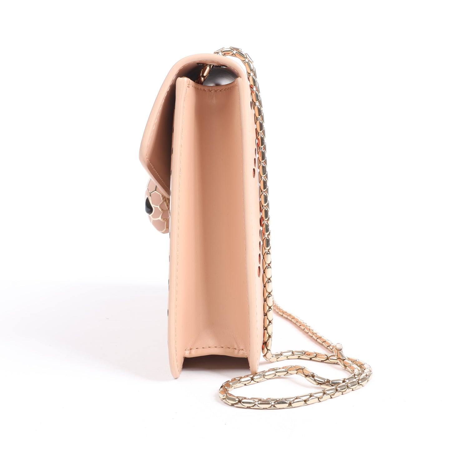 Sac à bandoulière BVLGARI Serpenti en cuir rose