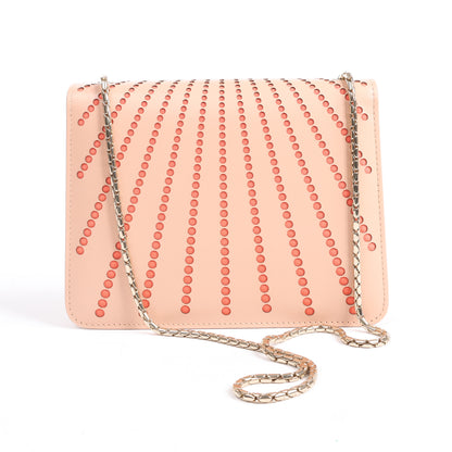 Sac à bandoulière BVLGARI Serpenti en cuir rose