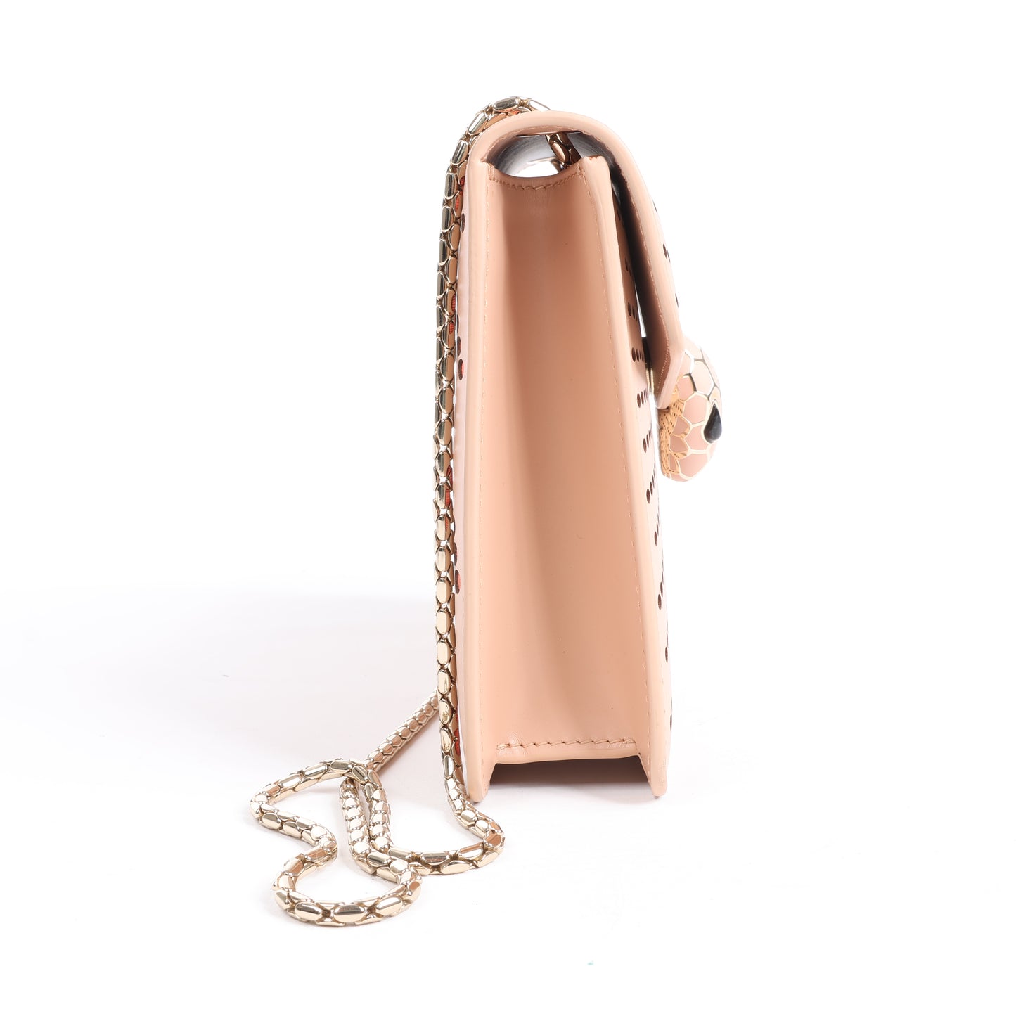 Sac à bandoulière BVLGARI Serpenti en cuir rose