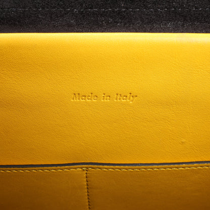CELINE Smooth Calfskin Mini Belt Bag 2Way Handbag in Yellow