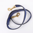 CELINE Trapeze Leather x Suede 2Way Handbag in Blue