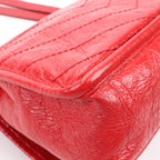 Saint Laurent Paris Niki Baby Leather Chain Shoulder Bag Red 533037