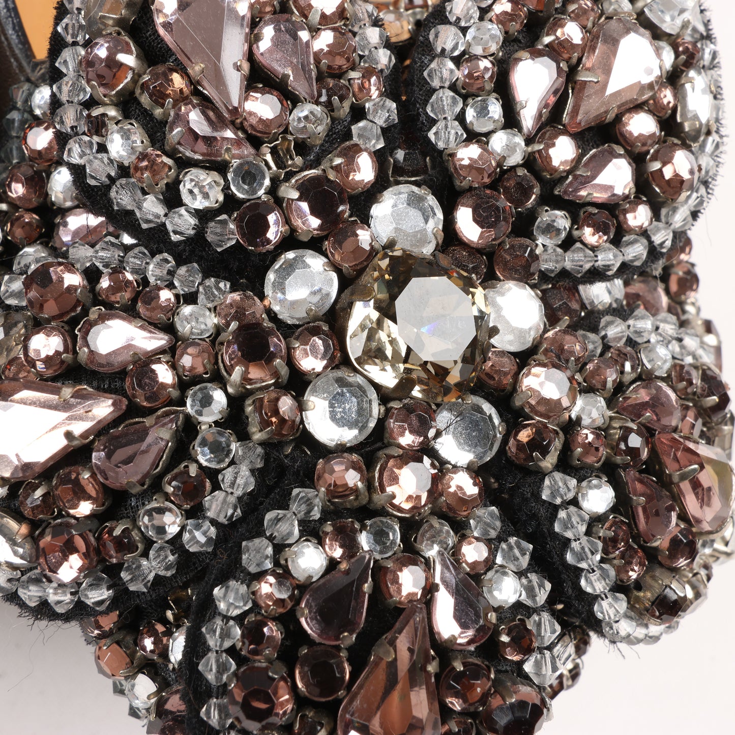 Escarpins Lanvin Paris à plateforme en cuir gris orné de bijoux, pointure 37,5