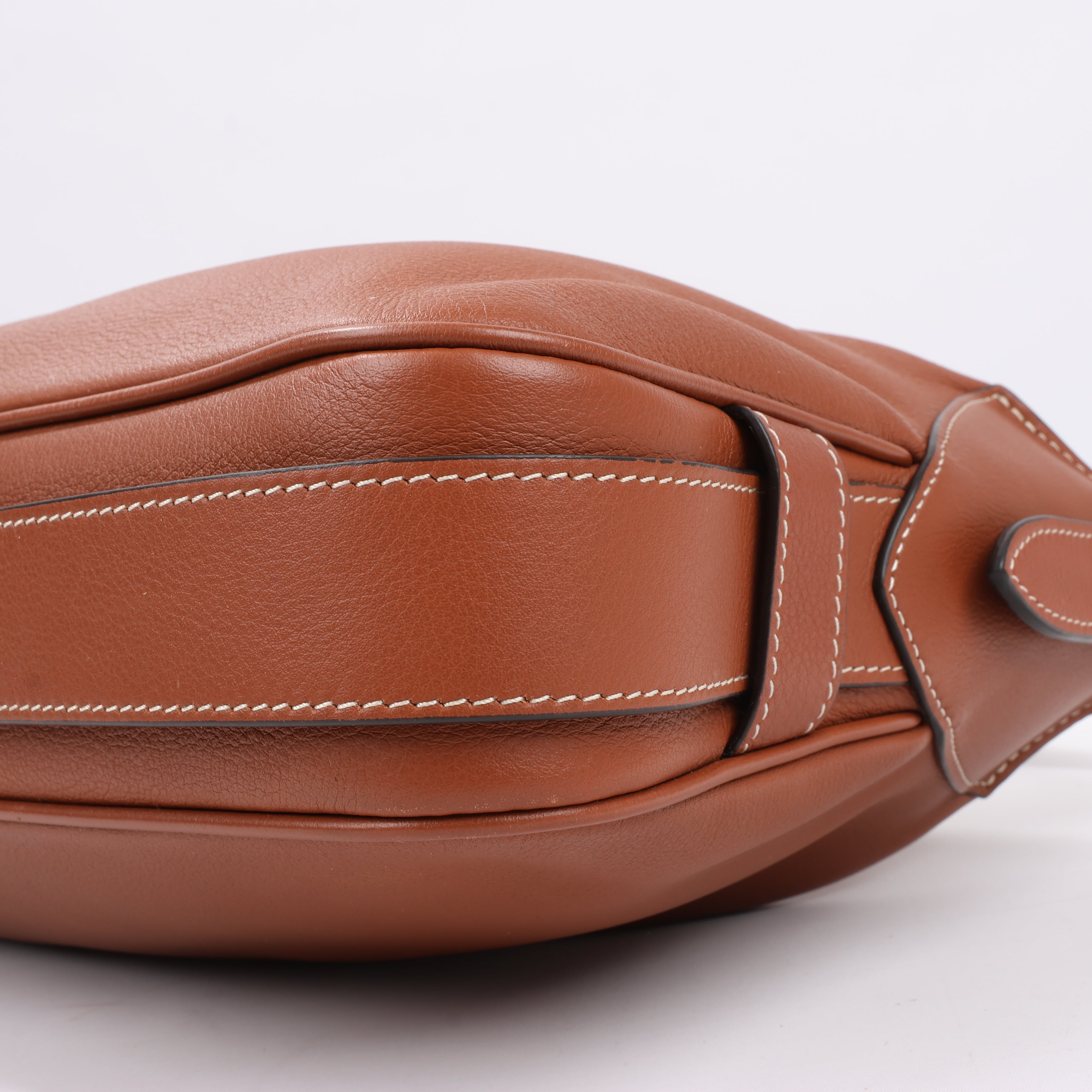 CELINE Supple Calfskin Medium Romy Shoulder Bag in Brown