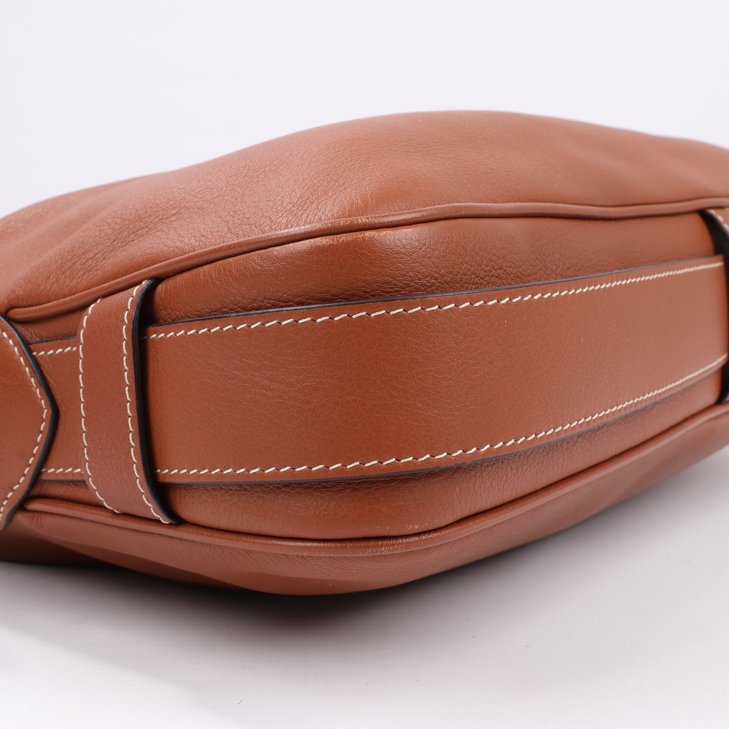 CELINE Supple Calfskin Medium Romy Shoulder Bag in Brown