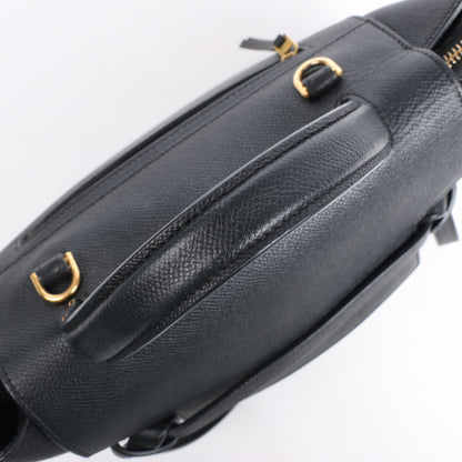 CELINE Belt Bag Grained Calfskin Micro 2Way Handbag in Black