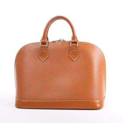 Louis Vuitton Epi Leather Alma Handbag in Brown
