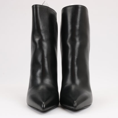 Louis Vuitton Match Making Line 17 years Leather Short Boots in Black BR0177, Size 39 EU
