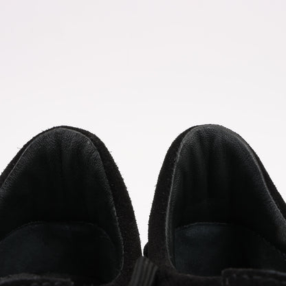 CHANEL Camelia Lace x Suede Sneakers in Black G34815, Size 37