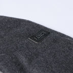 Fendi Wool-Blend Puffer Jacket with Fur Trim, Size 40 IT