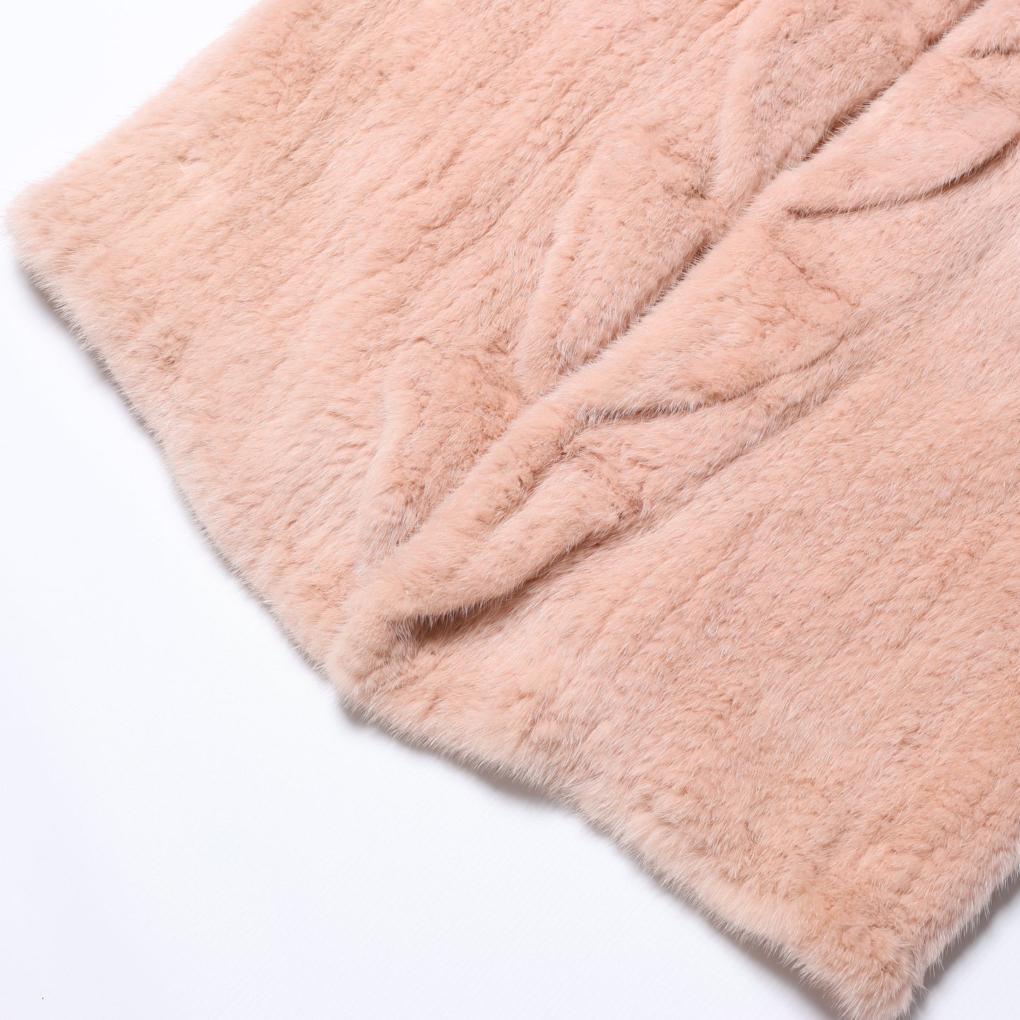 Manteau en fourrure de vison rose Escada, taille 38