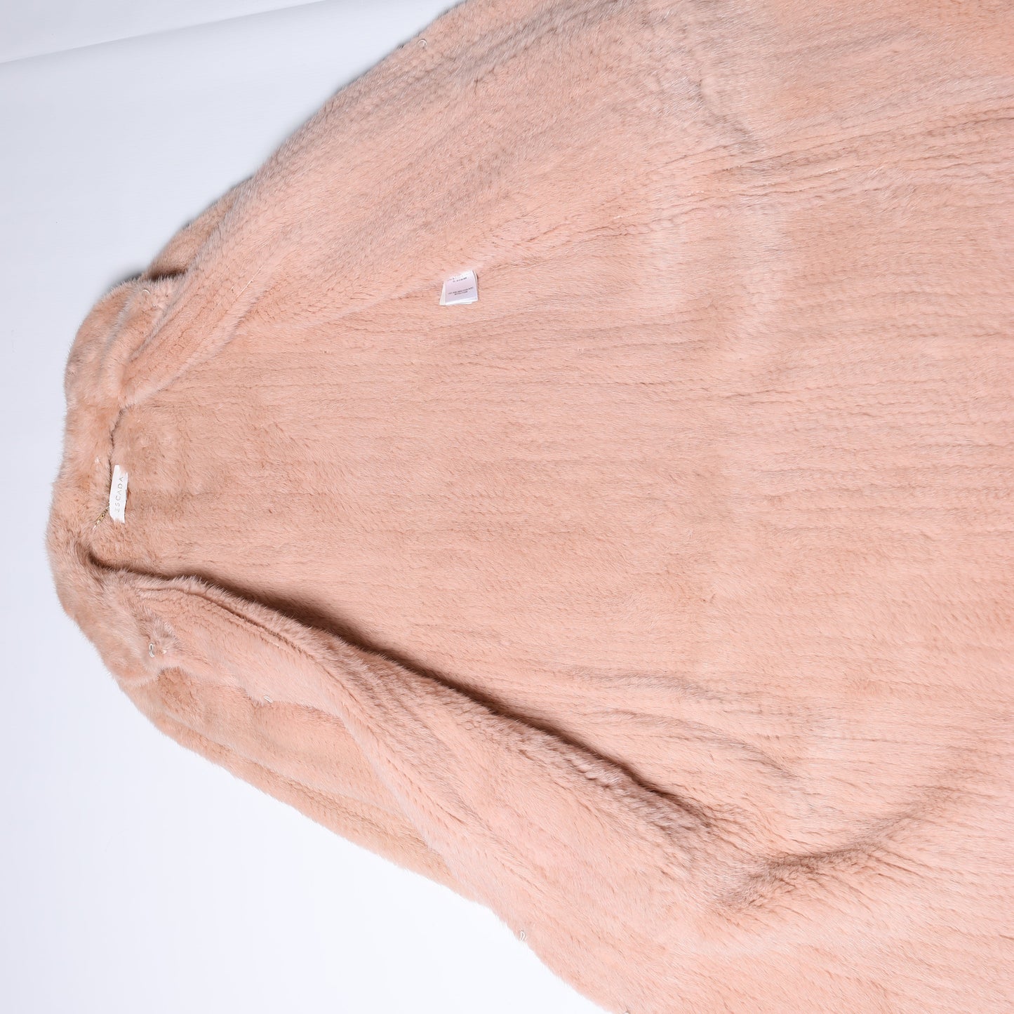 Manteau en fourrure de vison rose Escada, taille 38