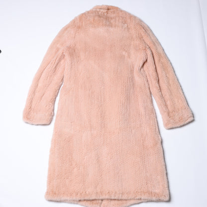 Manteau en fourrure de vison rose Escada, taille 38