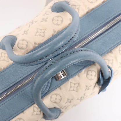 Louis Vuitton Monogram Denim Speedy Round GM 2Way Handbag in Beige