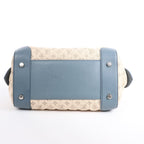 Louis Vuitton Monogram Denim Speedy Round GM 2Way Handbag in Beige