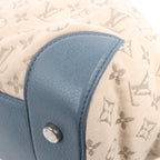 Louis Vuitton Monogram Denim Speedy Round GM 2Way Handbag in Beige