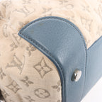 Louis Vuitton Monogram Denim Speedy Round GM 2Way Handbag in Beige