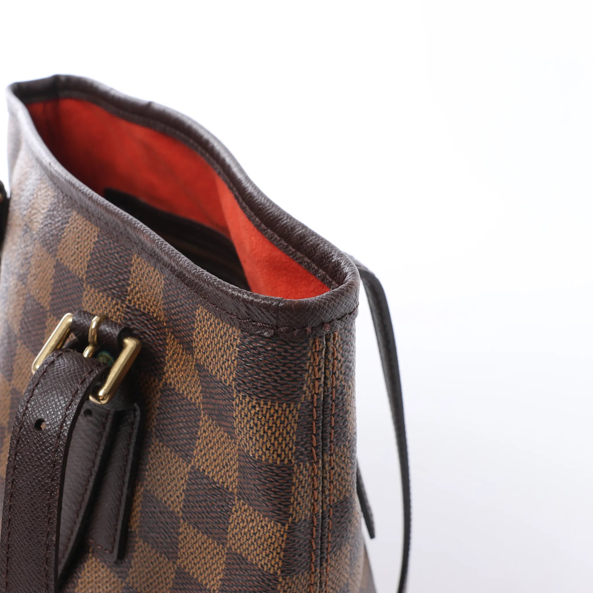Louis Vuitton Malle Damier Ebene Shoulder Bag in Brown N42240