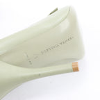 Bottega Veneta Leather Pumps Light Green Ribbon in Size 41 EU