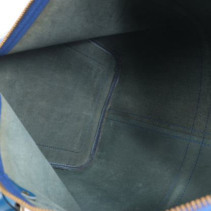 Louis Vuitton Epi Leather Keepall 45 Travel Bag in Blue M42975