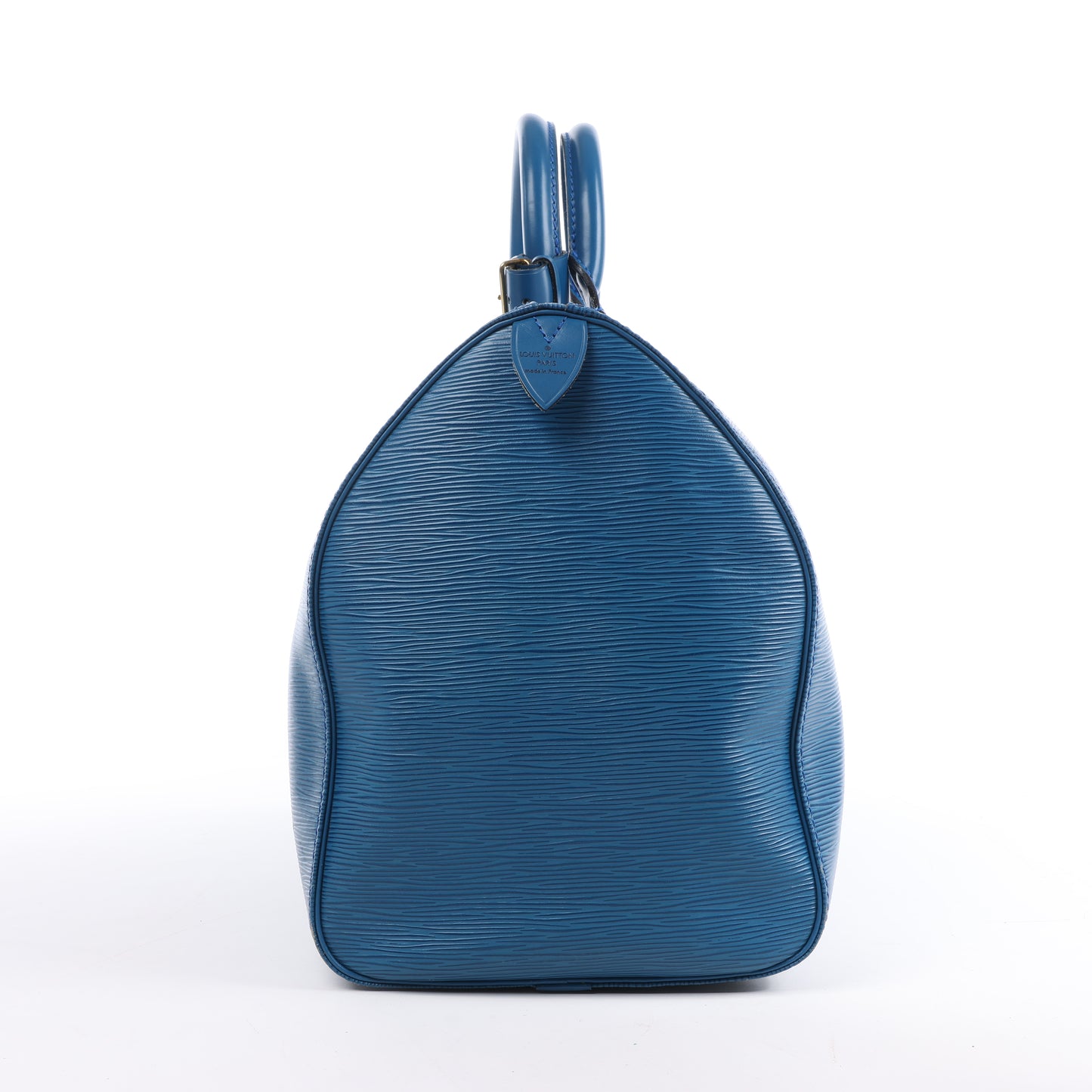 Louis Vuitton Epi Leather Keepall 45 Travel Bag in Blue M42975