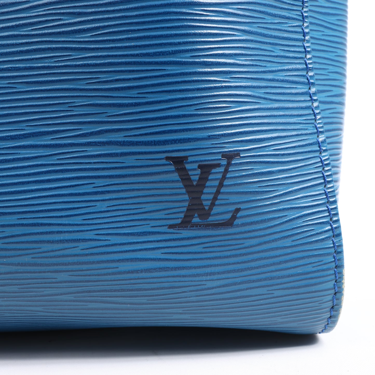 Louis Vuitton Epi Leather Keepall 45 Travel Bag in Blue M42975