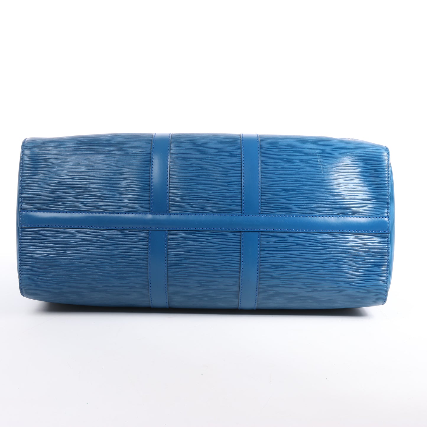 Louis Vuitton Epi Leather Keepall 45 Travel Bag in Blue M42975