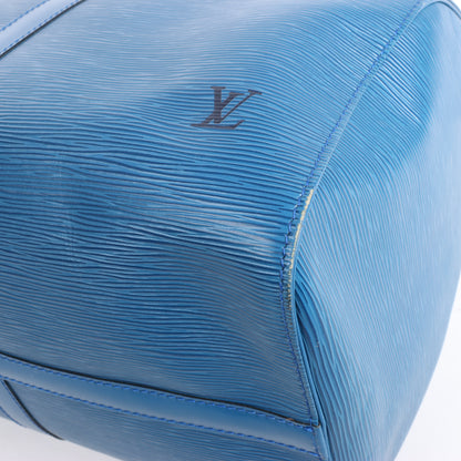 Louis Vuitton Epi Leather Keepall 45 Travel Bag in Blue M42975