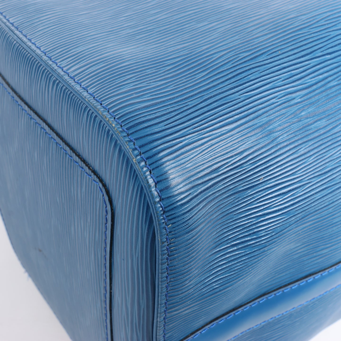 Louis Vuitton Epi Leather Keepall 45 Travel Bag in Blue M42975