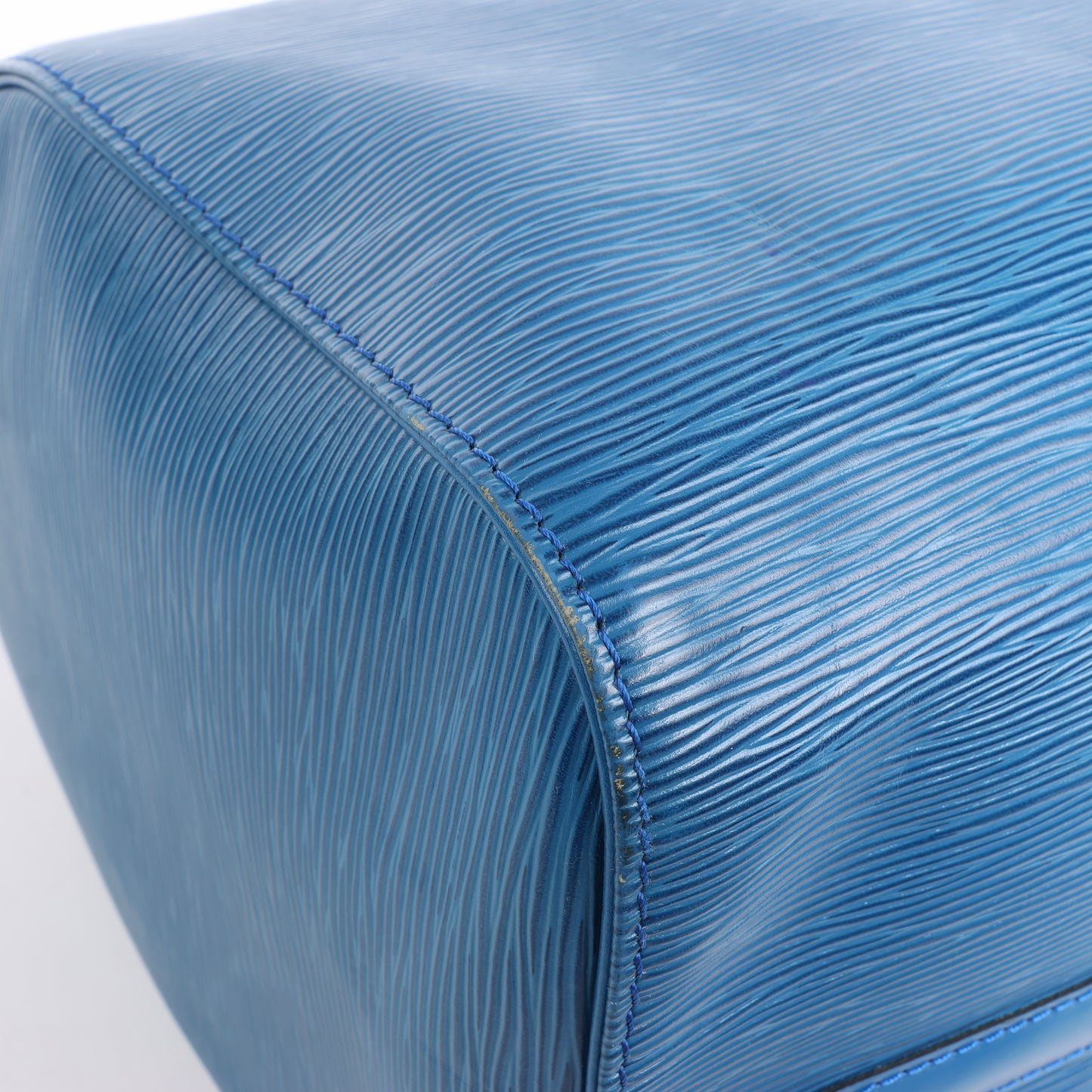 Louis Vuitton Epi Leather Keepall 45 Travel Bag in Blue M42975