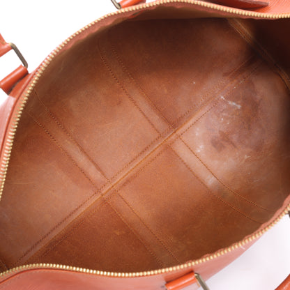 Sac de voyage Keepall 45 en cuir épi Louis Vuitton marron M42978