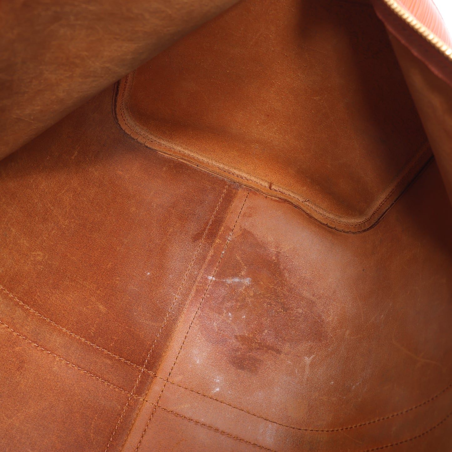 Sac de voyage Keepall 45 en cuir épi Louis Vuitton marron M42978
