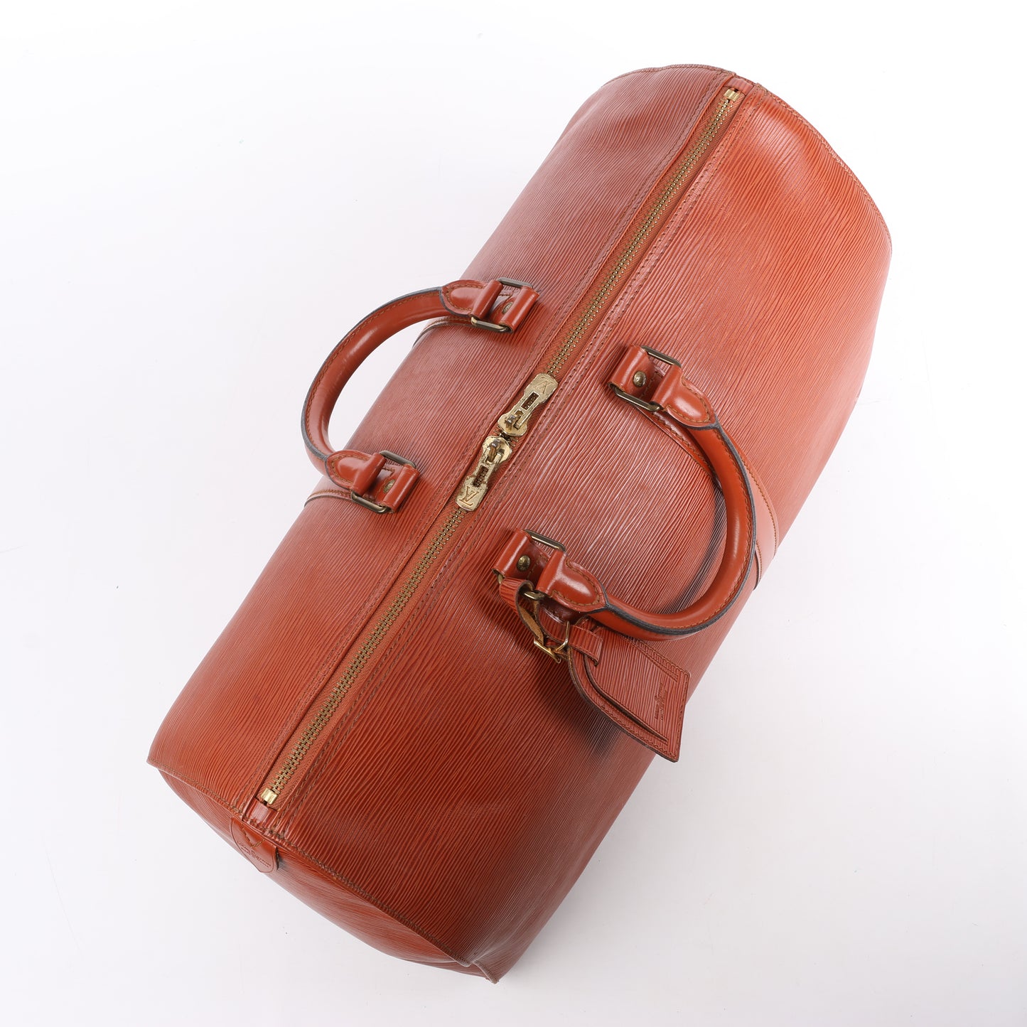 Sac de voyage Keepall 45 en cuir épi Louis Vuitton marron M42978