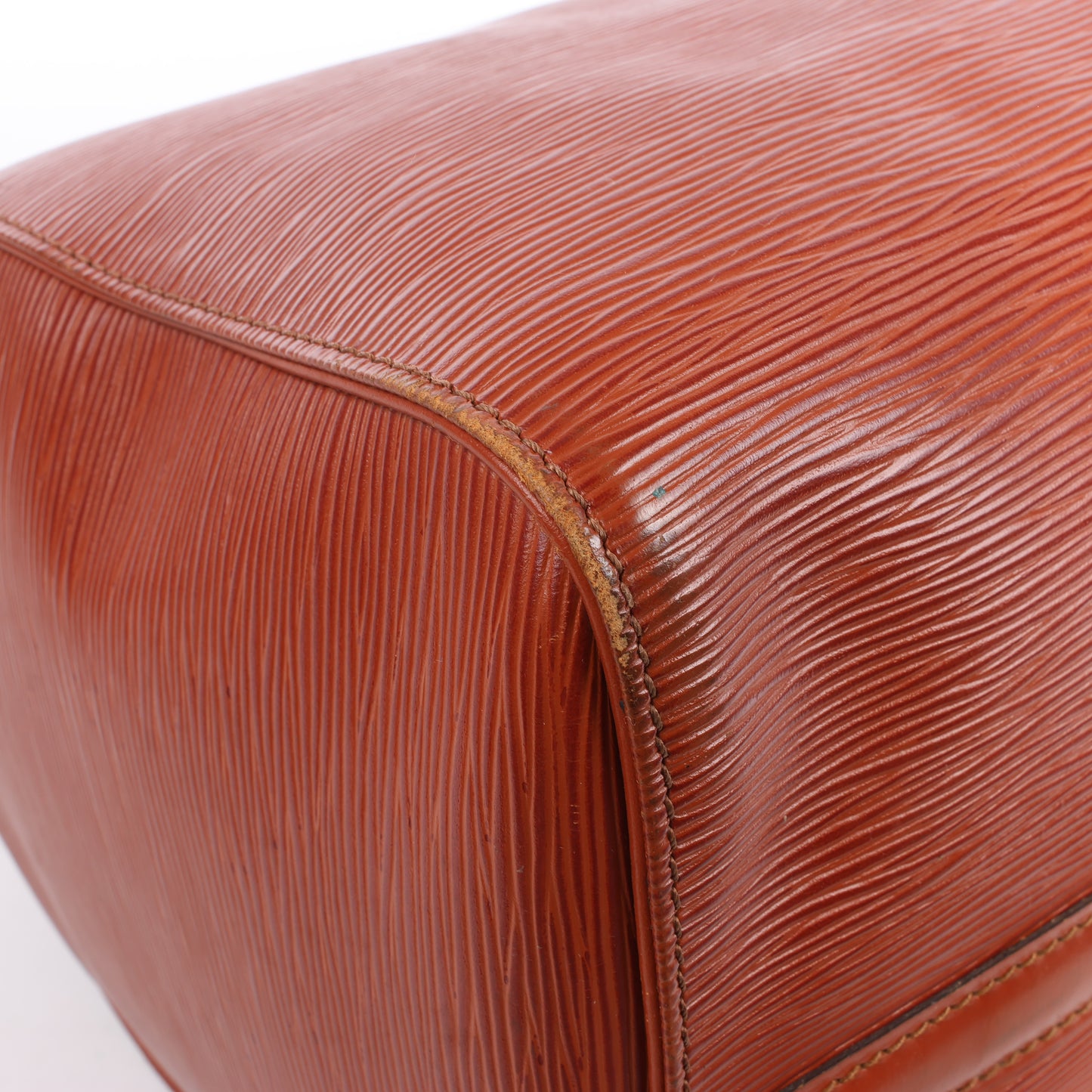 Sac de voyage Keepall 45 en cuir épi Louis Vuitton marron M42978