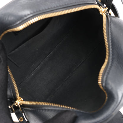 Louis Vuitton Boite Chapeau Souple Vernis Leather Crossbody Bag in Black M53999
