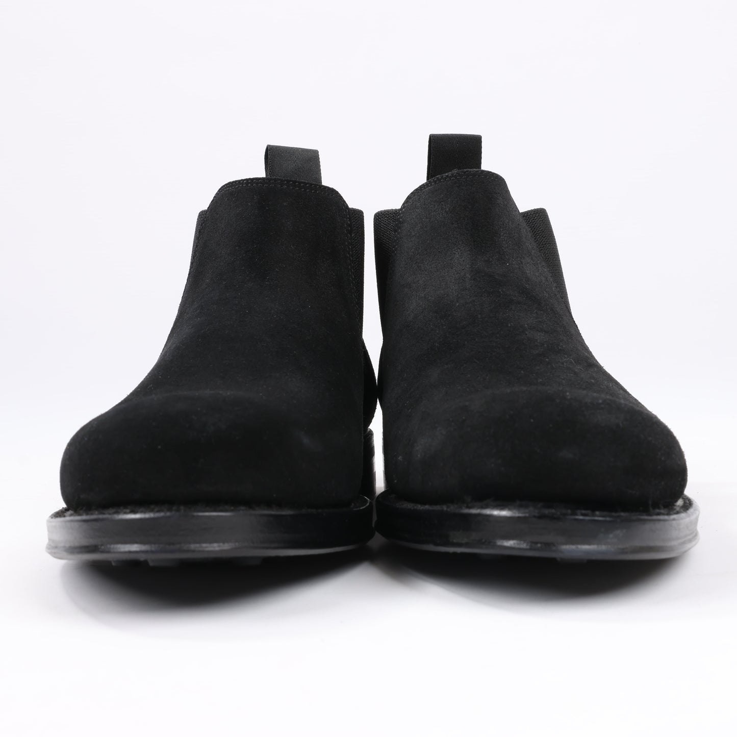 Bottes Jalan Sriwijaya en daim noir à soufflets latéraux, pointure 38, 99010