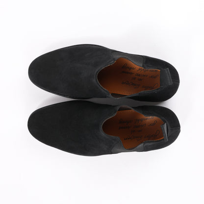 Bottes Jalan Sriwijaya en daim noir à soufflets latéraux, pointure 38, 99010