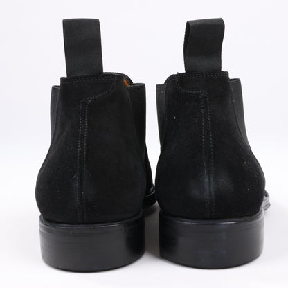Bottes Jalan Sriwijaya en daim noir à soufflets latéraux, pointure 38, 99010