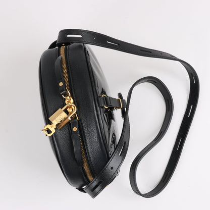 Louis Vuitton Boite Chapeau Souple Vernis Leather Crossbody Bag in Black M53999