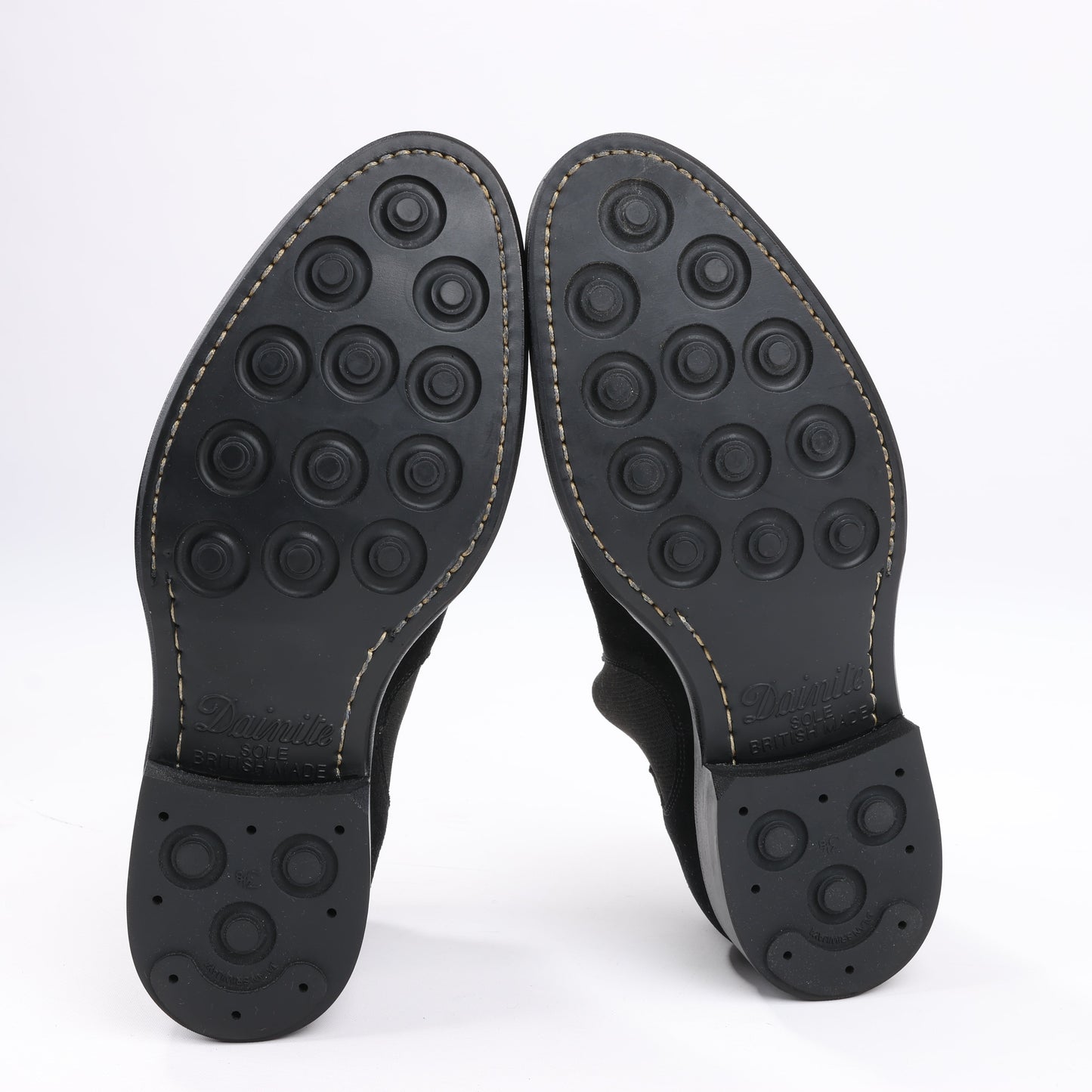 Bottes Jalan Sriwijaya en daim noir à soufflets latéraux, pointure 38, 99010