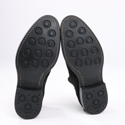 Bottes Jalan Sriwijaya en daim noir à soufflets latéraux, pointure 38, 99010