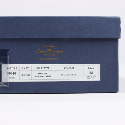 Bottes Jalan Sriwijaya en daim noir à soufflets latéraux, pointure 38, 99010