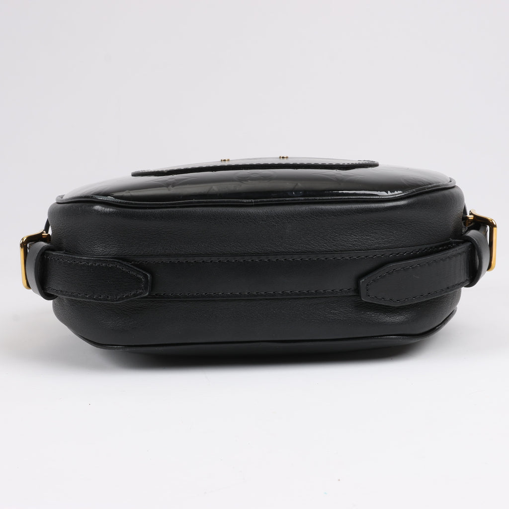 Louis Vuitton Boite Chapeau Souple Vernis Leather Crossbody Bag in Black M53999