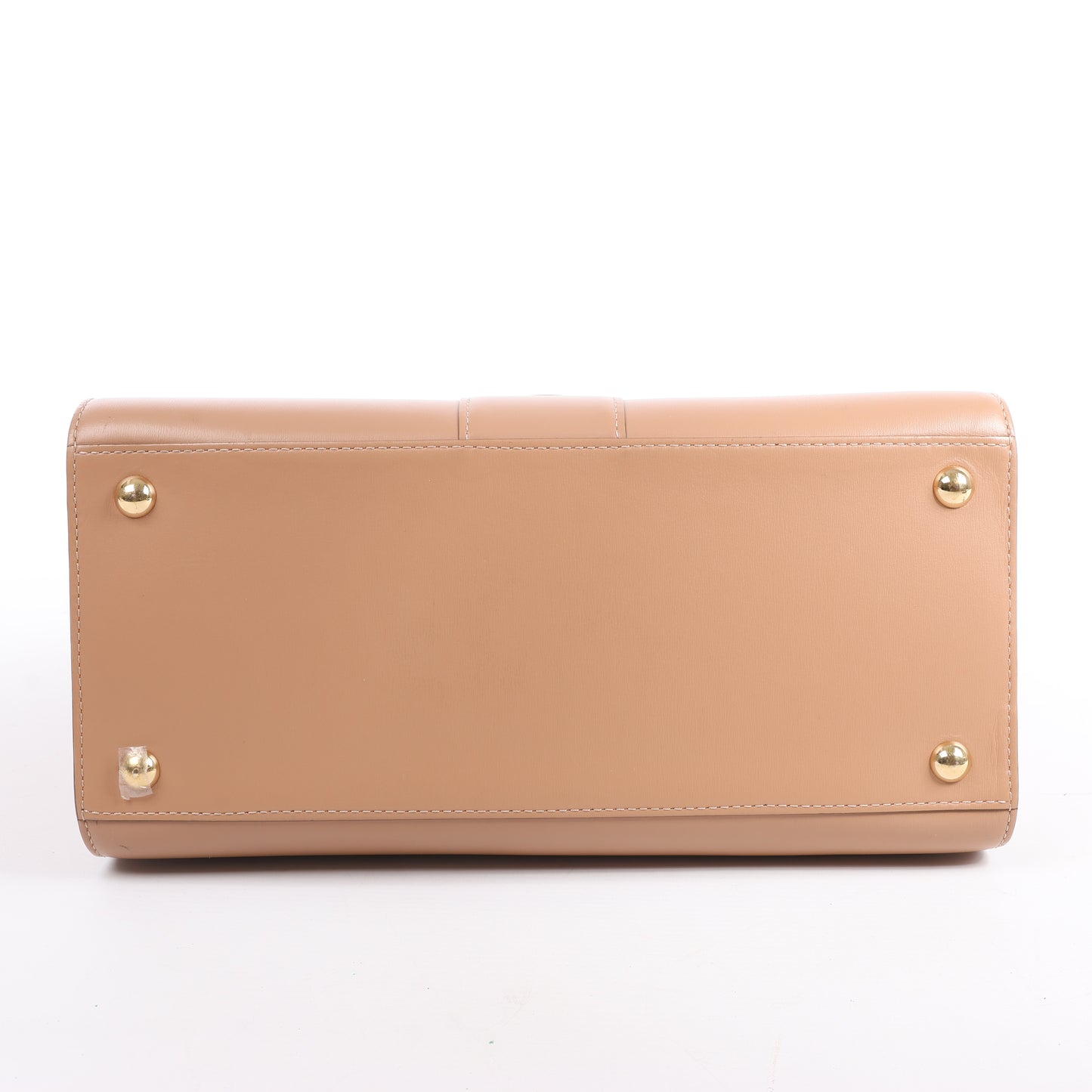 Delvaux Brillant MM Leather 2Way Handbag in Beige