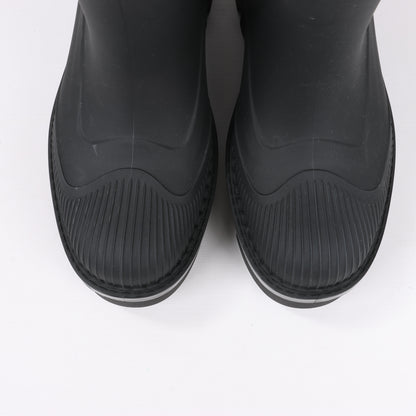 Bottines de pluie Chloé en caoutchouc noir 032324, pointure 39