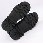 Chloe Rubber Rain Ankle Boots in Black 032324, Size 39 EU