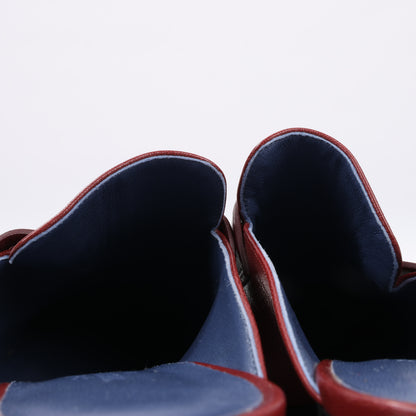 Mule Constance en cuir Hermès Paradis bordeaux, taille 37,5 EU