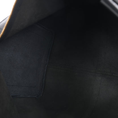 Sac de voyage Keepall 50 en cuir épi Louis Vuitton, noir M42962