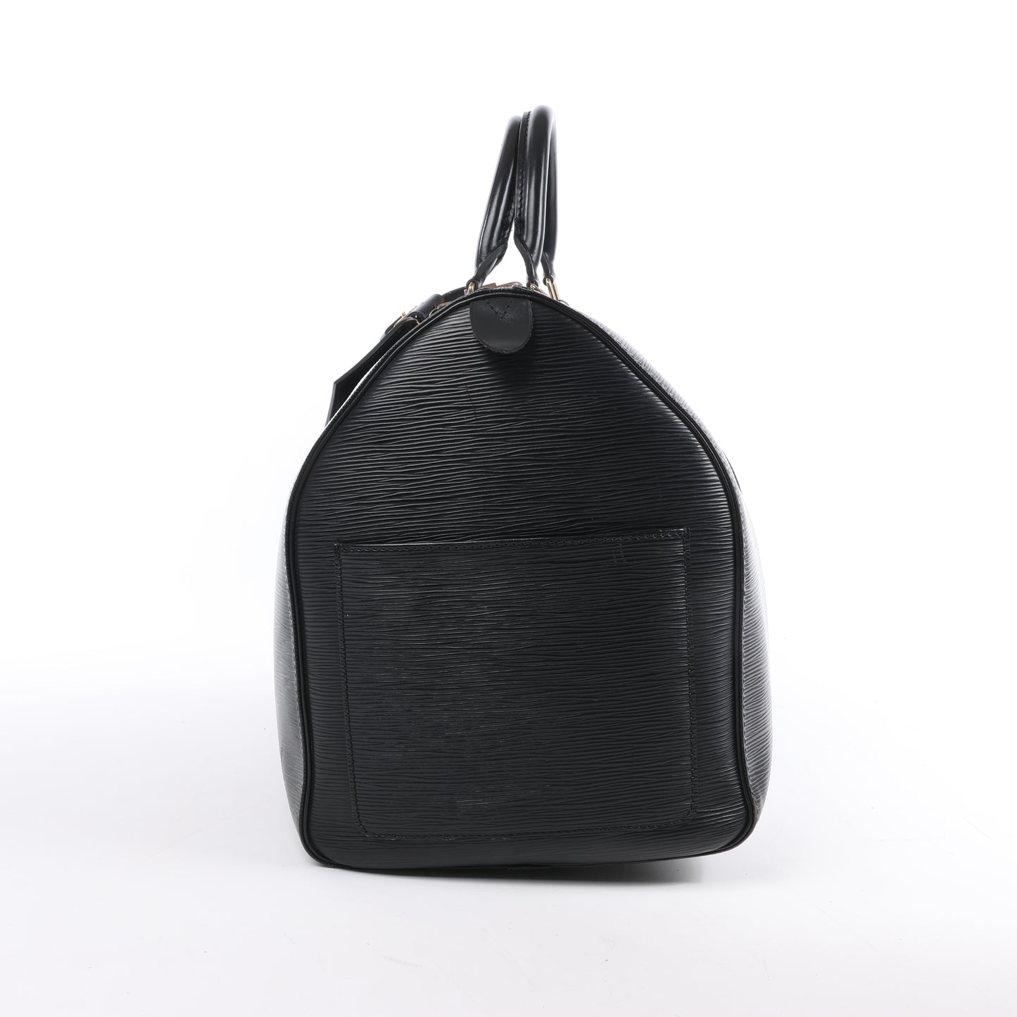Sac de voyage Keepall 50 en cuir épi Louis Vuitton, noir M42962